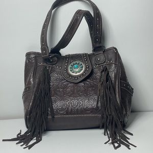 Trinity ranch leather purse